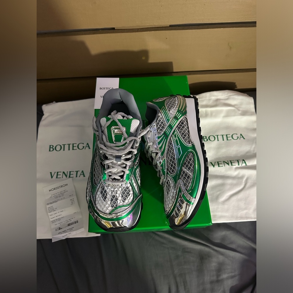 Bottega Veneta green orbit sneaker size US 10